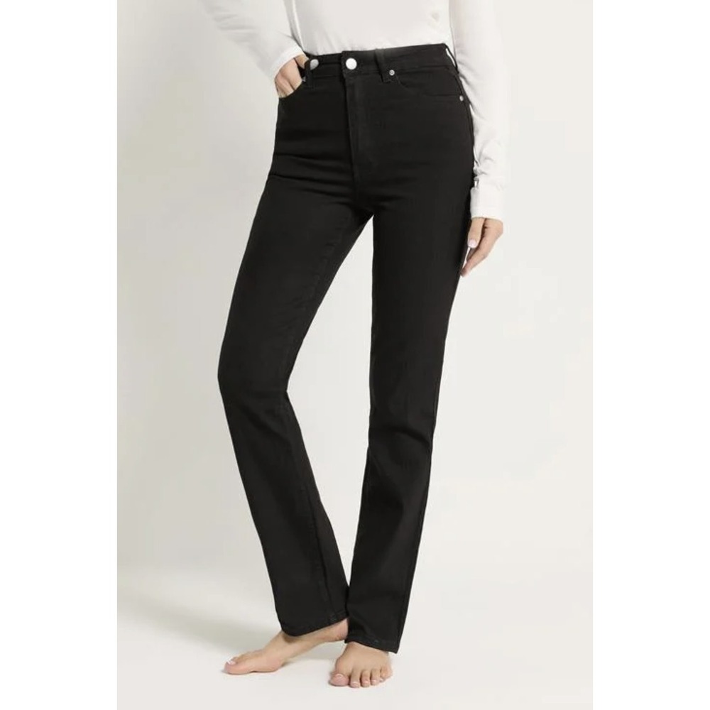 20 Tall Black Denim 5 Pocket Straight Leg Jeans 35" inseam, Long Tall Sally NWOT